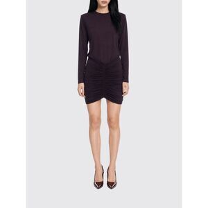 The Andamane Women The Andamane Draped Jersey Long-Sleeve Sheath Minidress